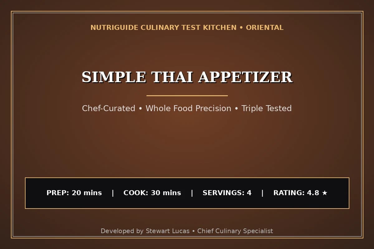 Simple Thai Appetizer