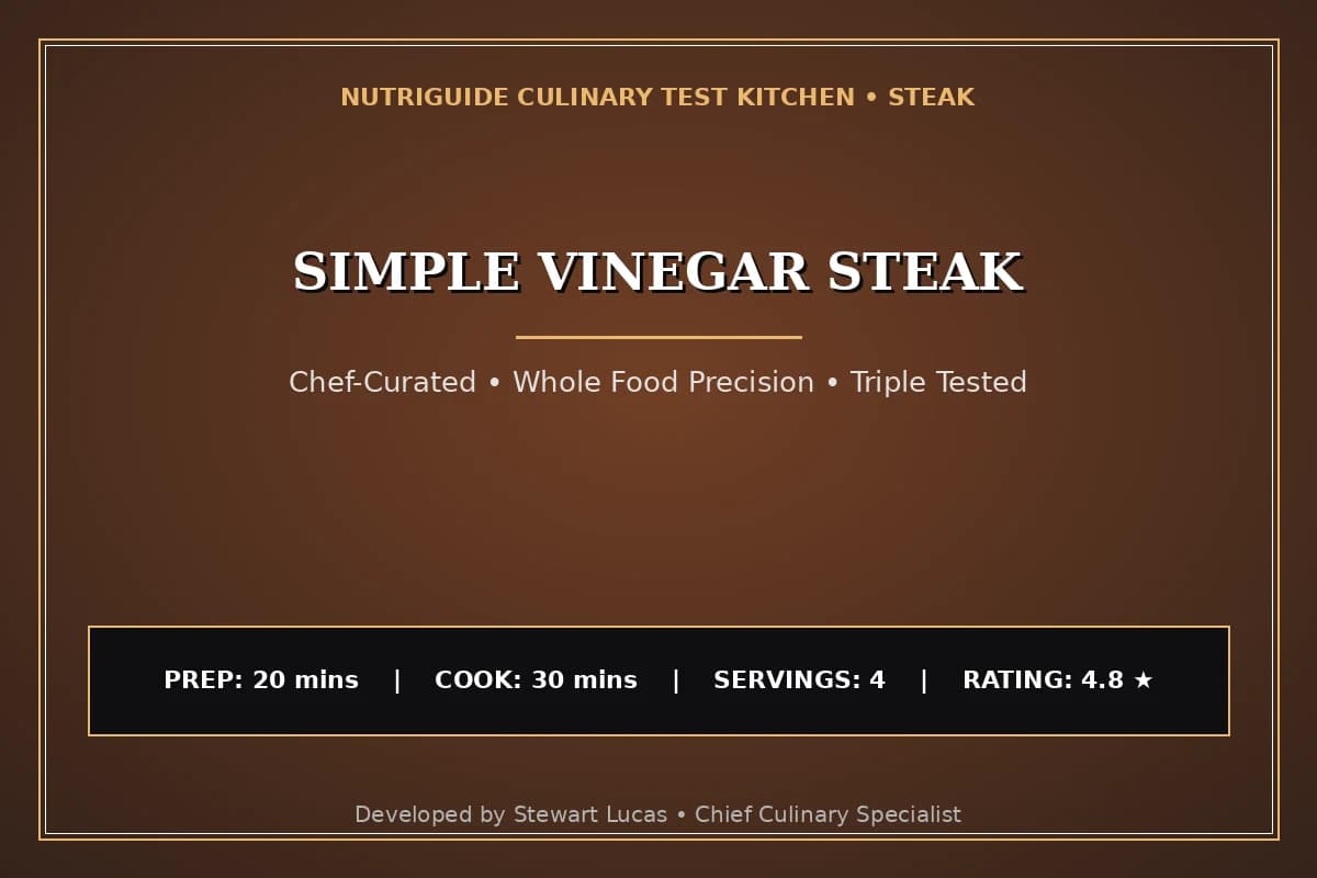 Simple Vinegar Steak