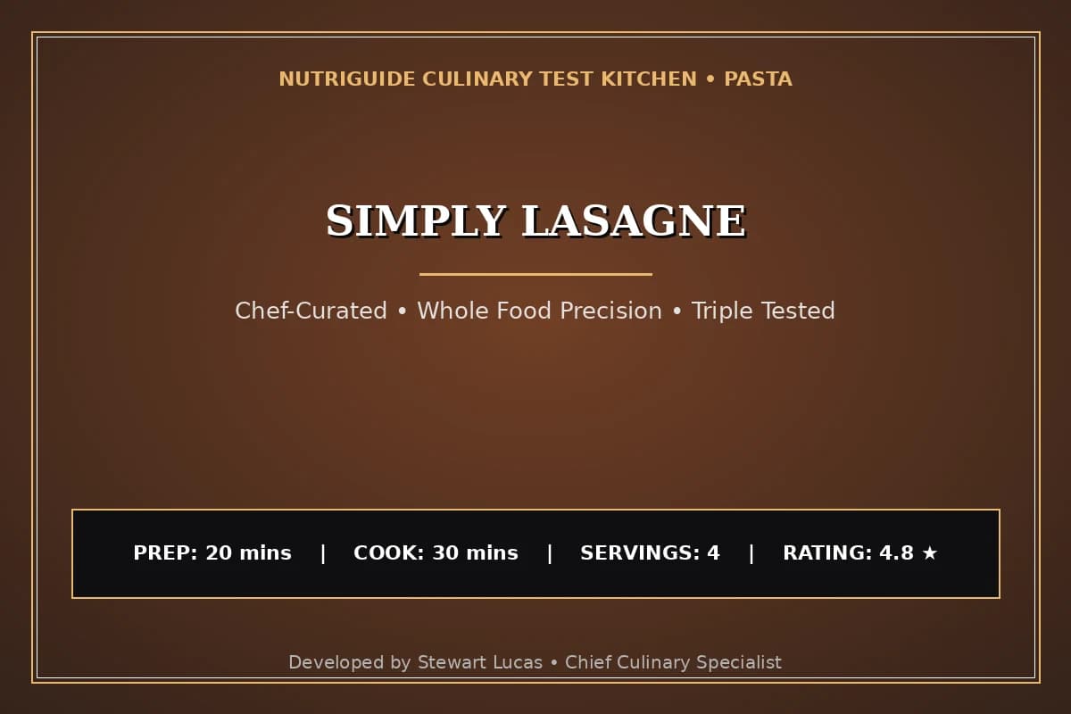 Simply Lasagne