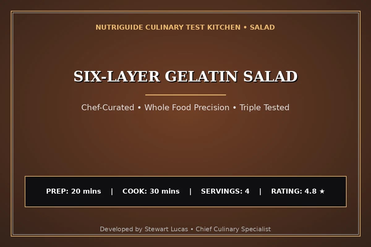 Six-Layer Gelatin Salad
