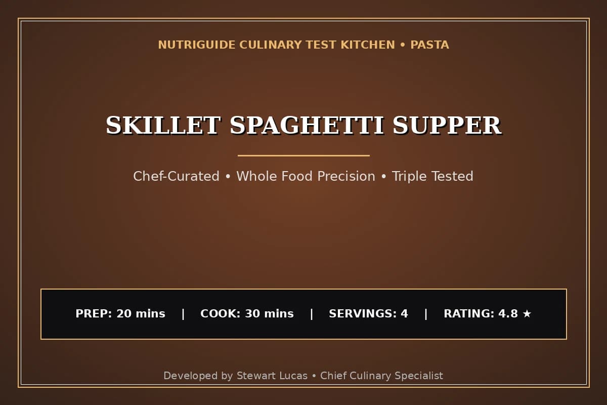 Skillet Spaghetti Supper