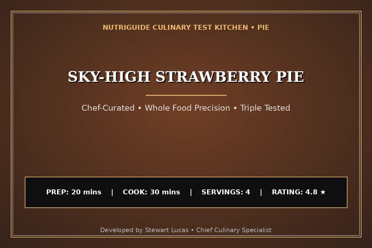 Sky-High Strawberry Pie