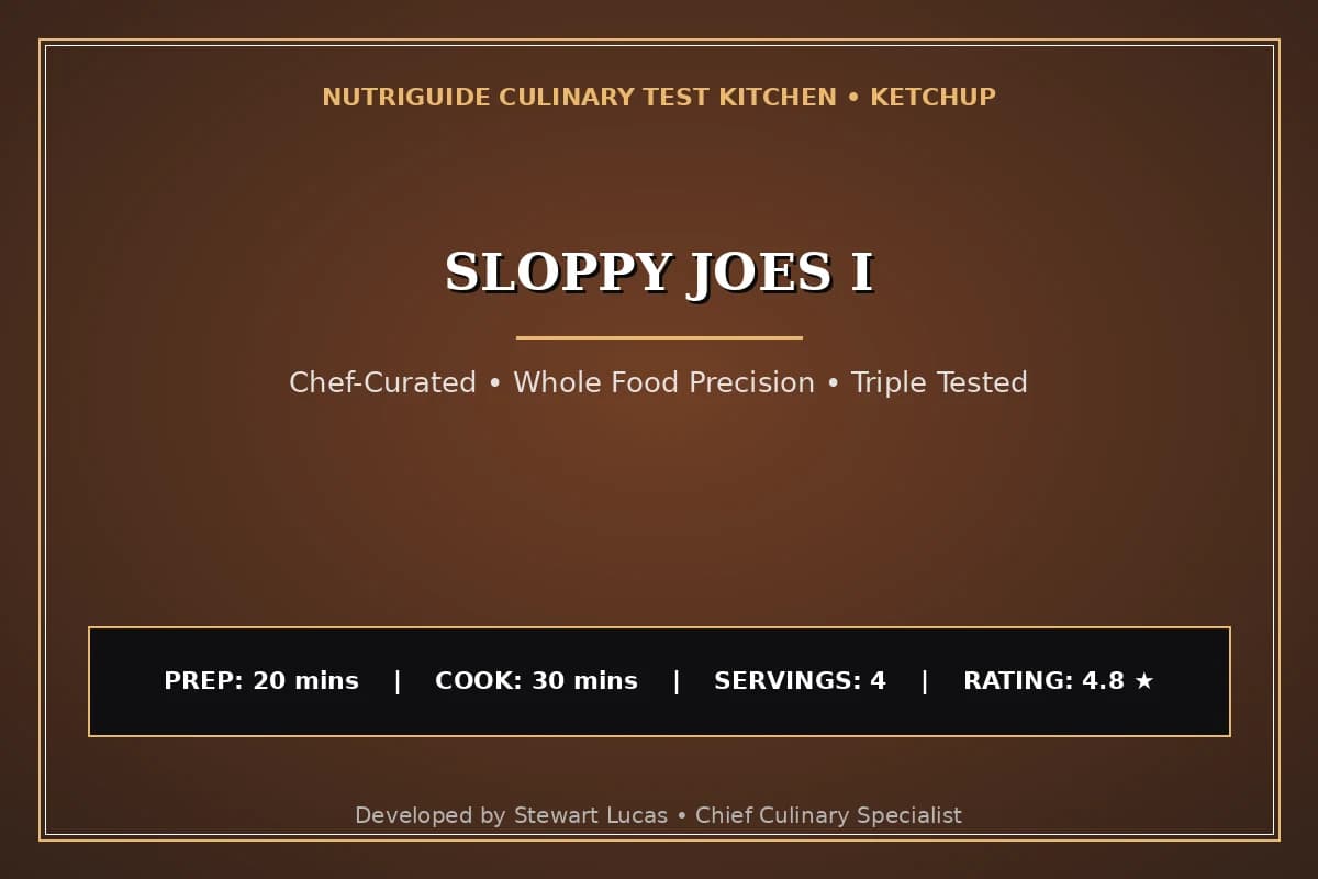 Sloppy Joes I