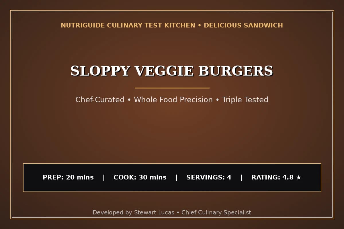 Sloppy Veggie Burgers