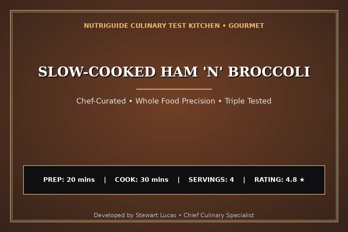 Slow-Cooked Ham 'N' Broccoli