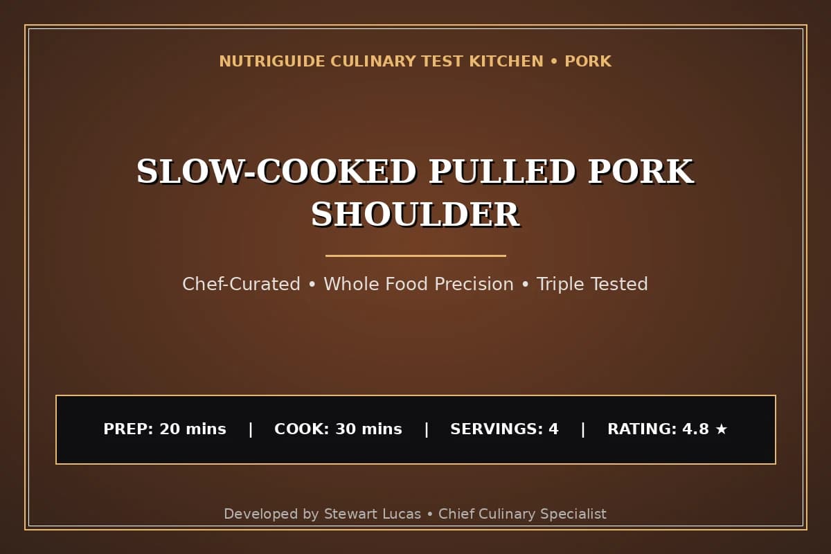 Slow-Cooked Pulled Pork Shoulder