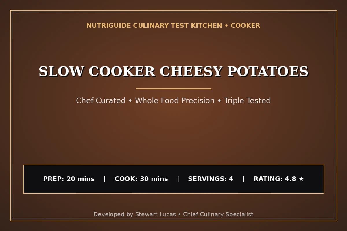 Slow Cooker Cheesy Potatoes