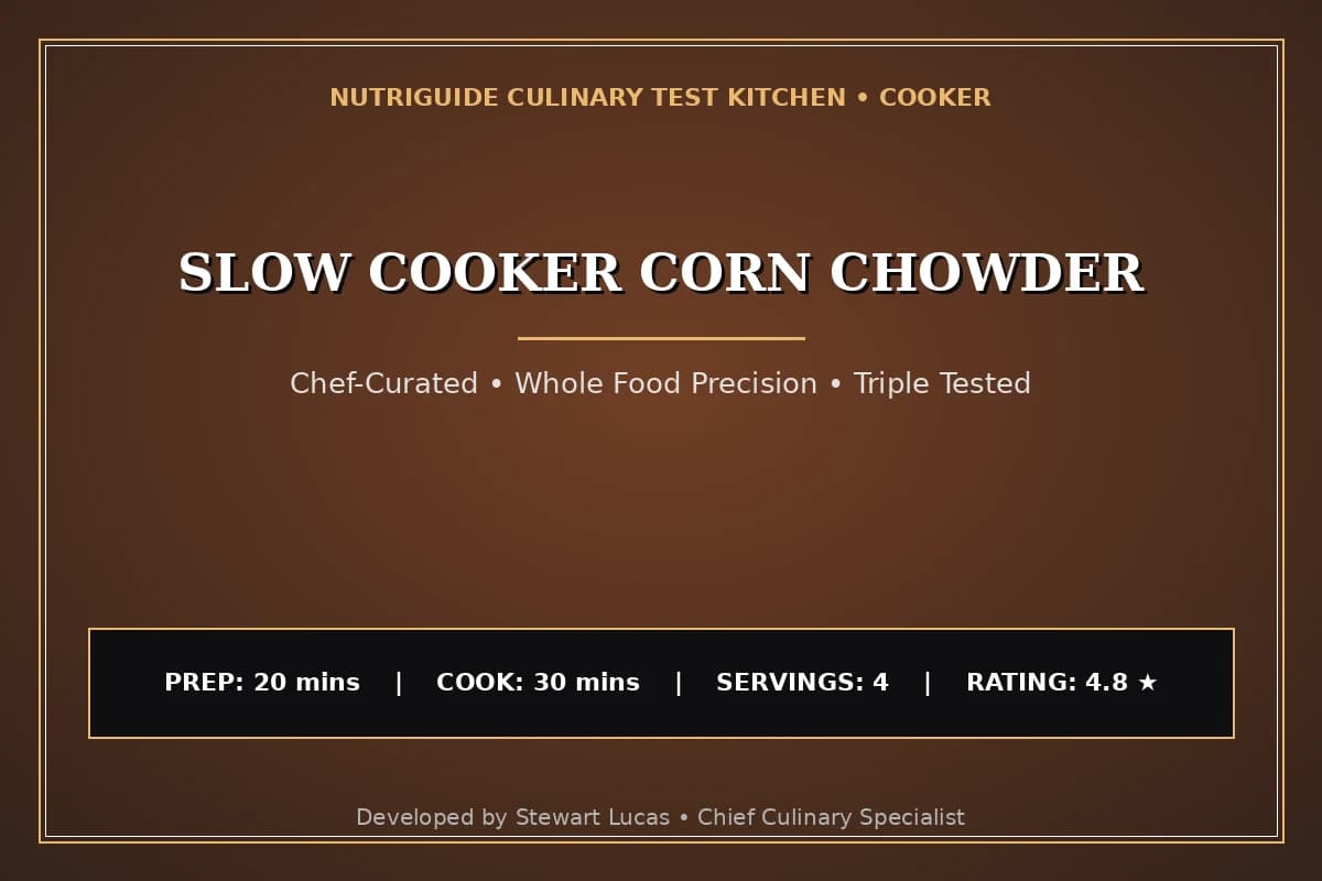 Slow Cooker Corn Chowder