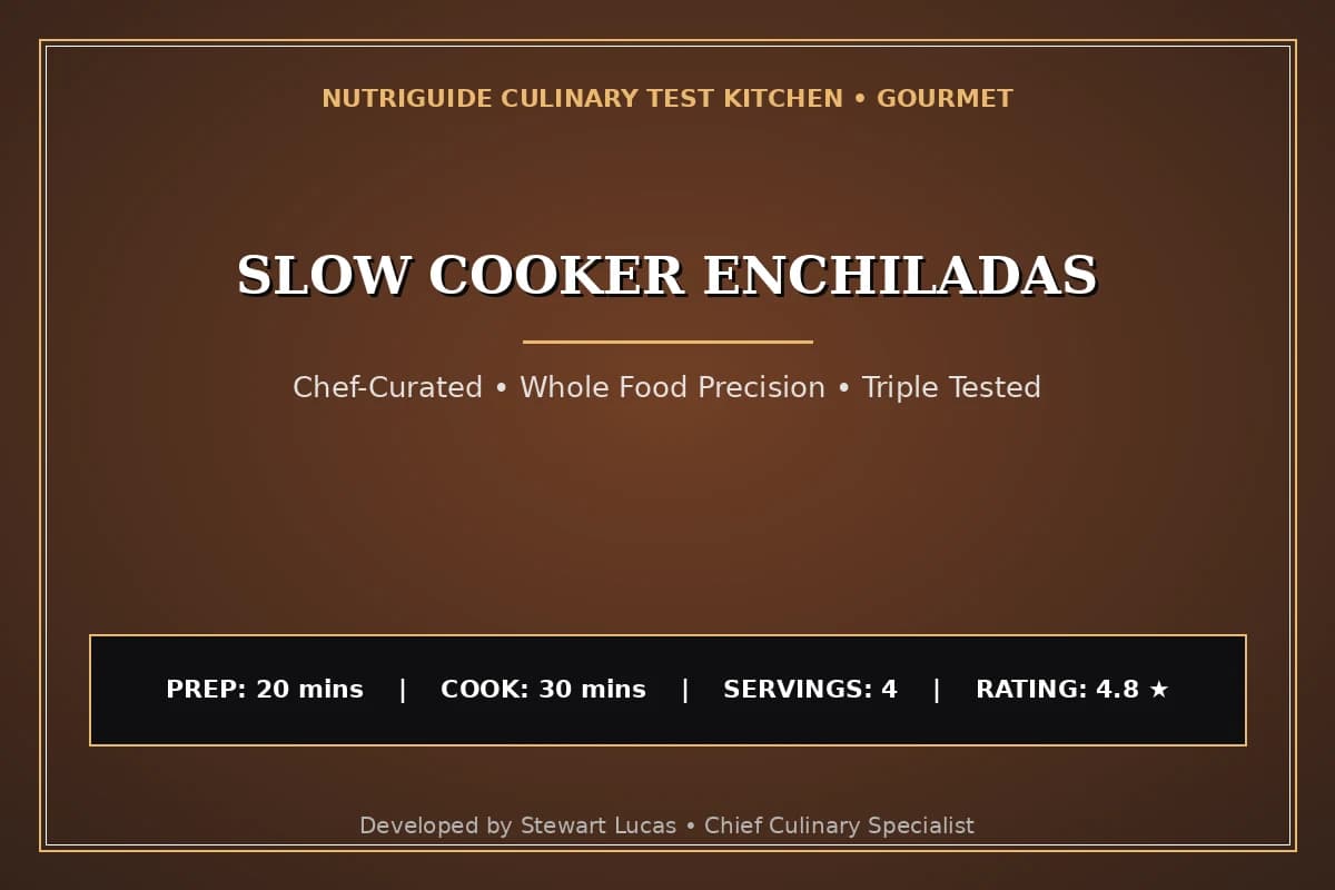 Slow Cooker Enchiladas