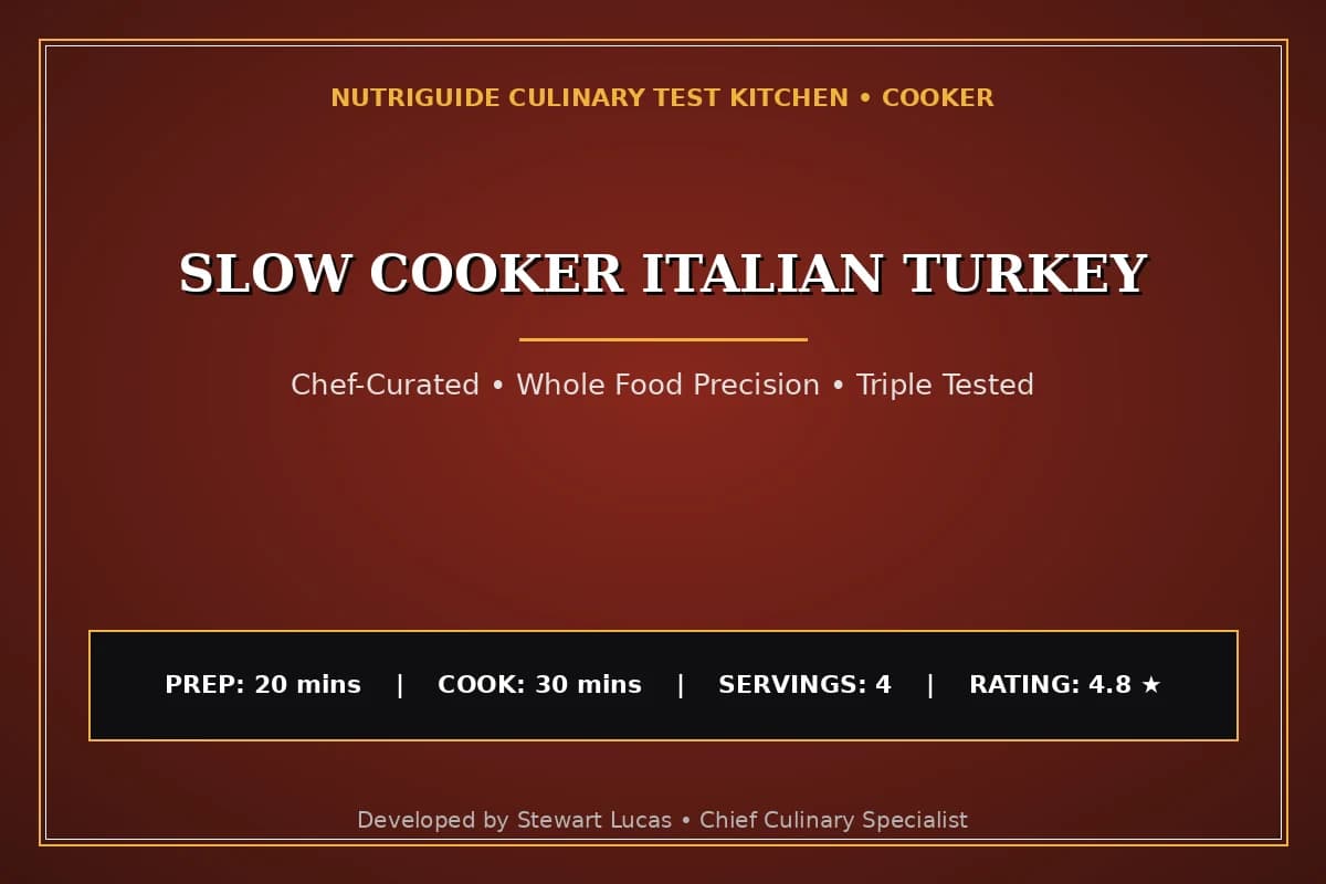 Slow Cooker Italian Turkey