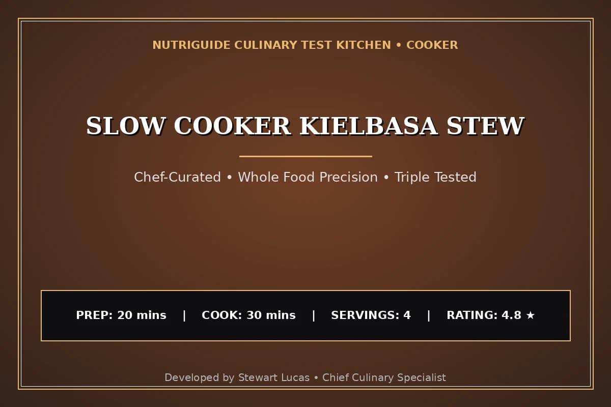 Slow Cooker Kielbasa Stew