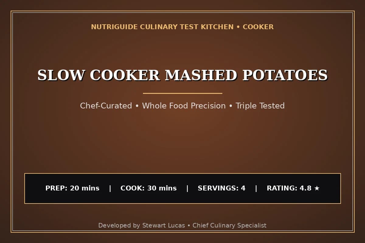 Slow Cooker Mashed Potatoes