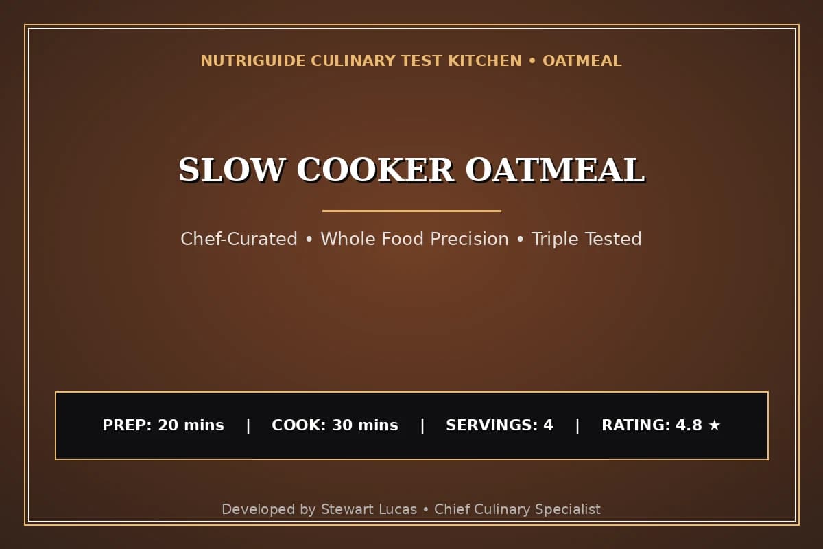 Slow Cooker Oatmeal