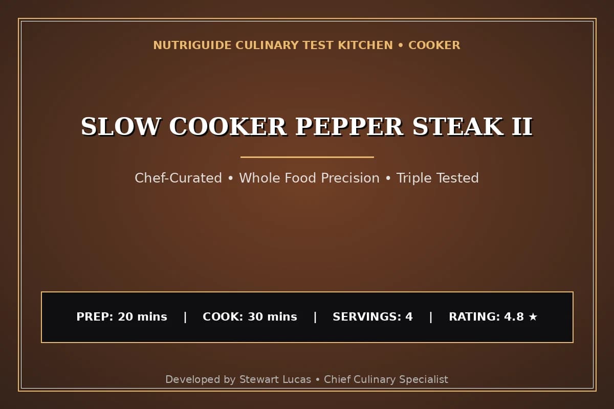 Slow Cooker Pepper Steak Ii