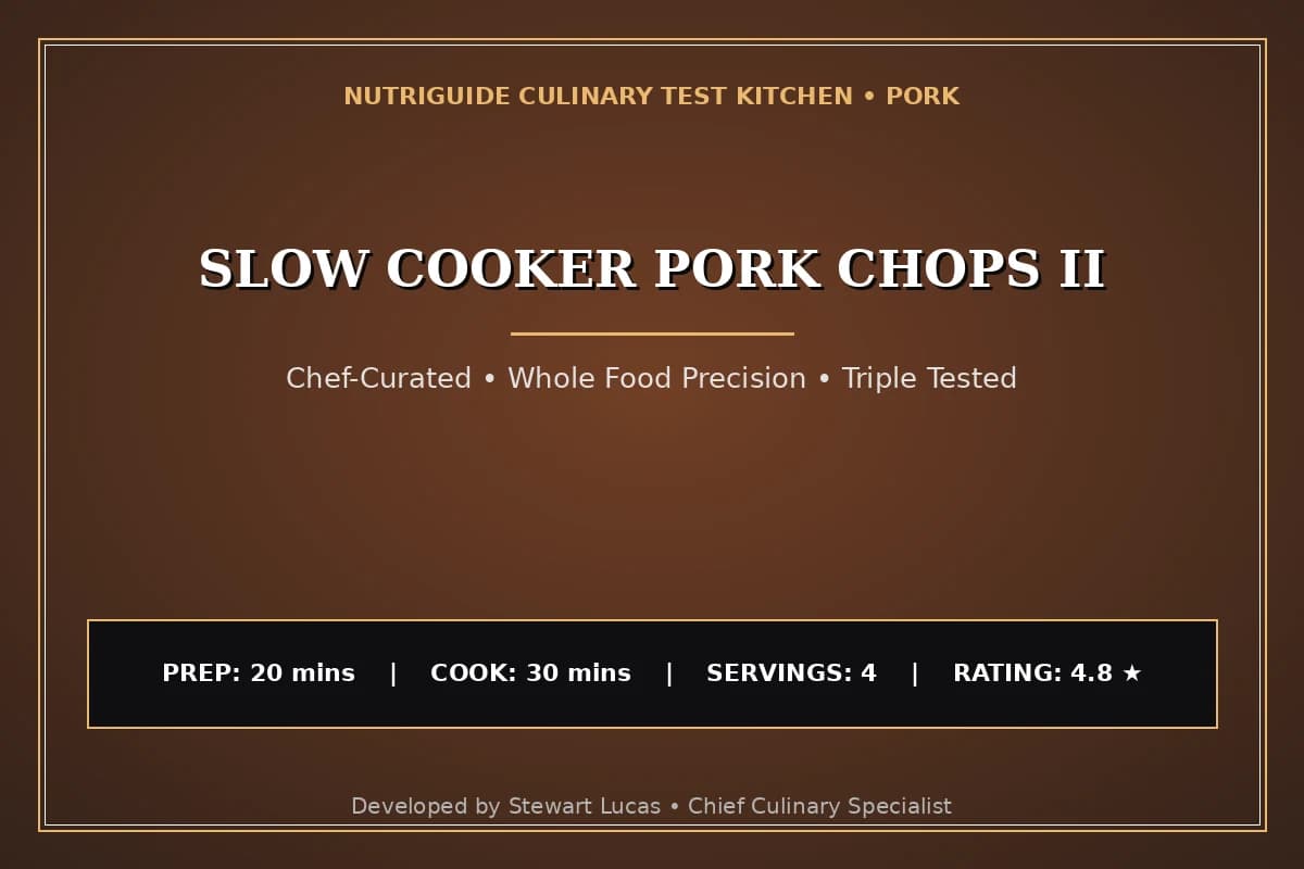 Slow Cooker Pork Chops Ii