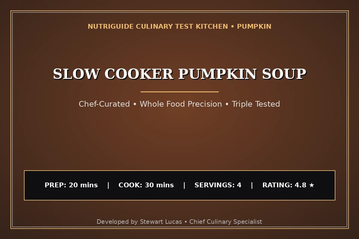 Slow Cooker Pumpkin Soup