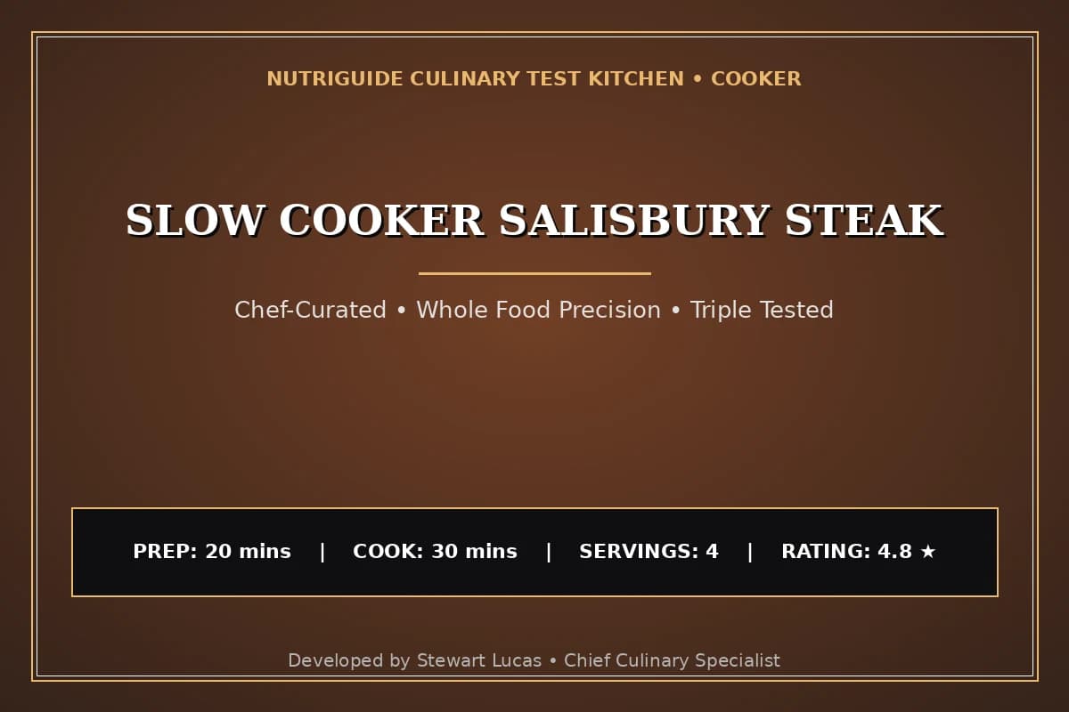 Slow Cooker Salisbury Steak