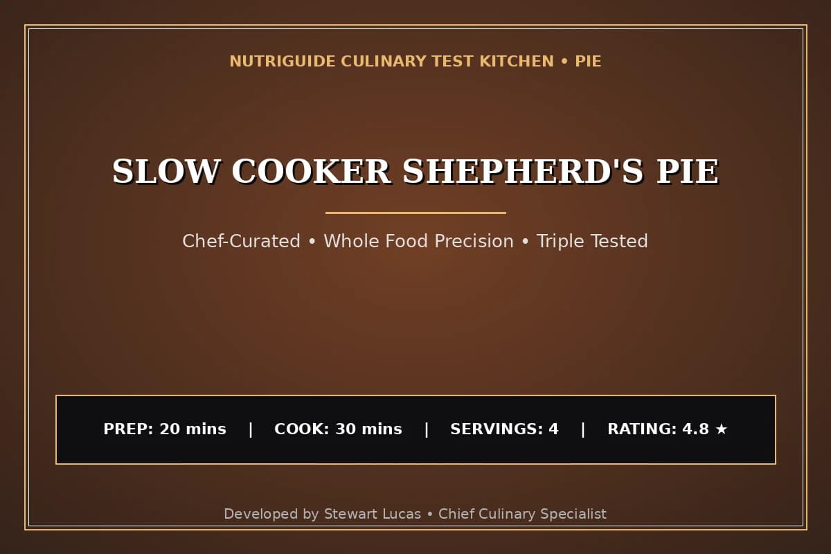 Slow Cooker Shepherd'S Pie