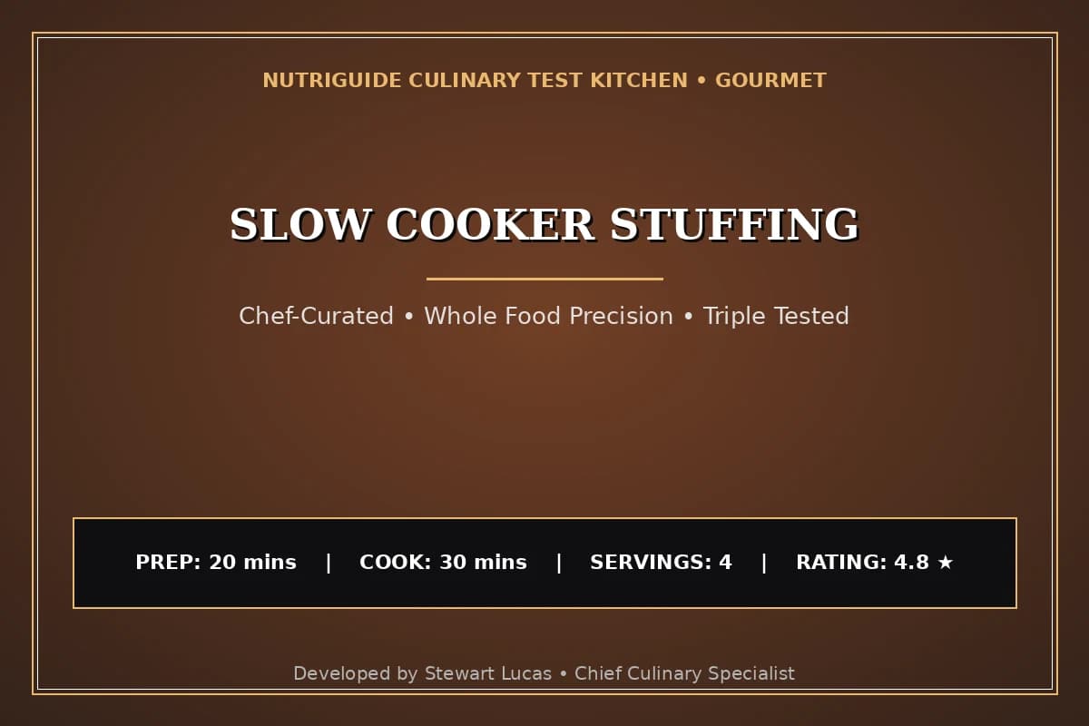 Slow Cooker Stuffing