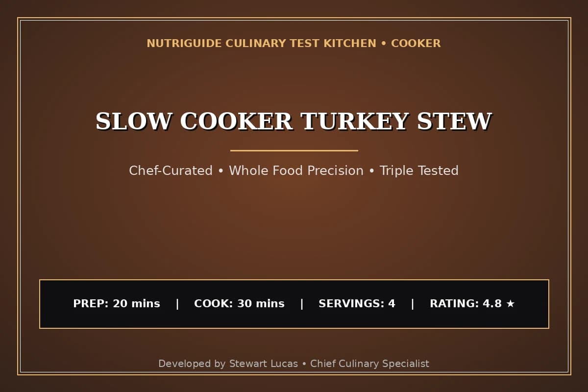 Slow Cooker Turkey Stew