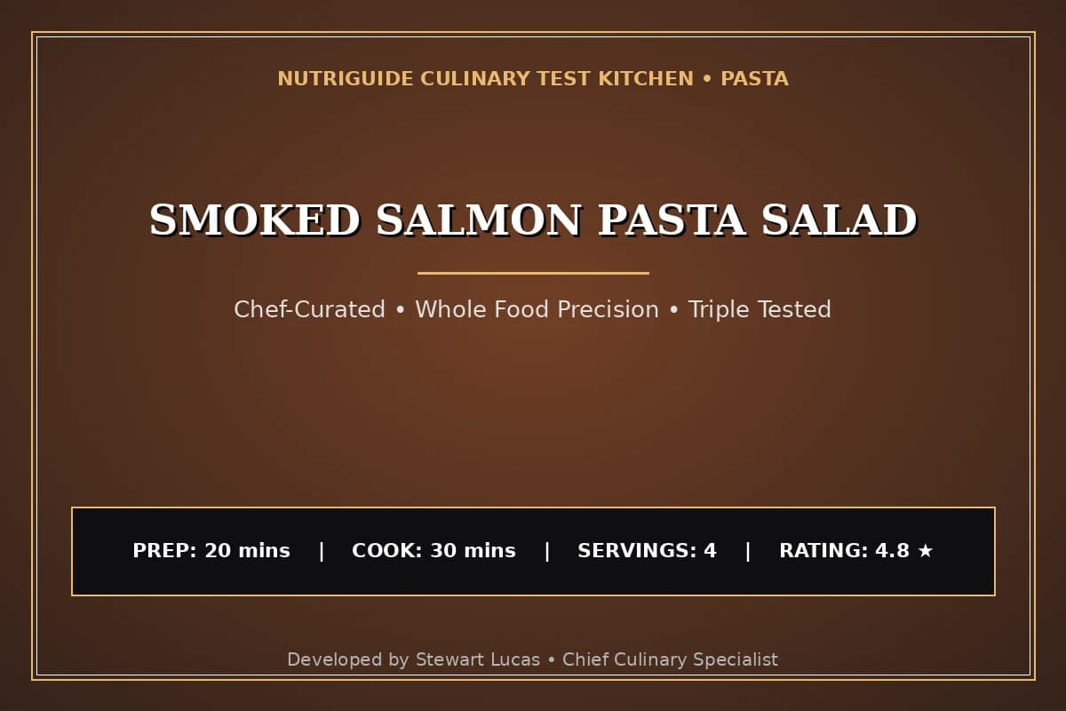 Smoked Salmon Pasta Salad