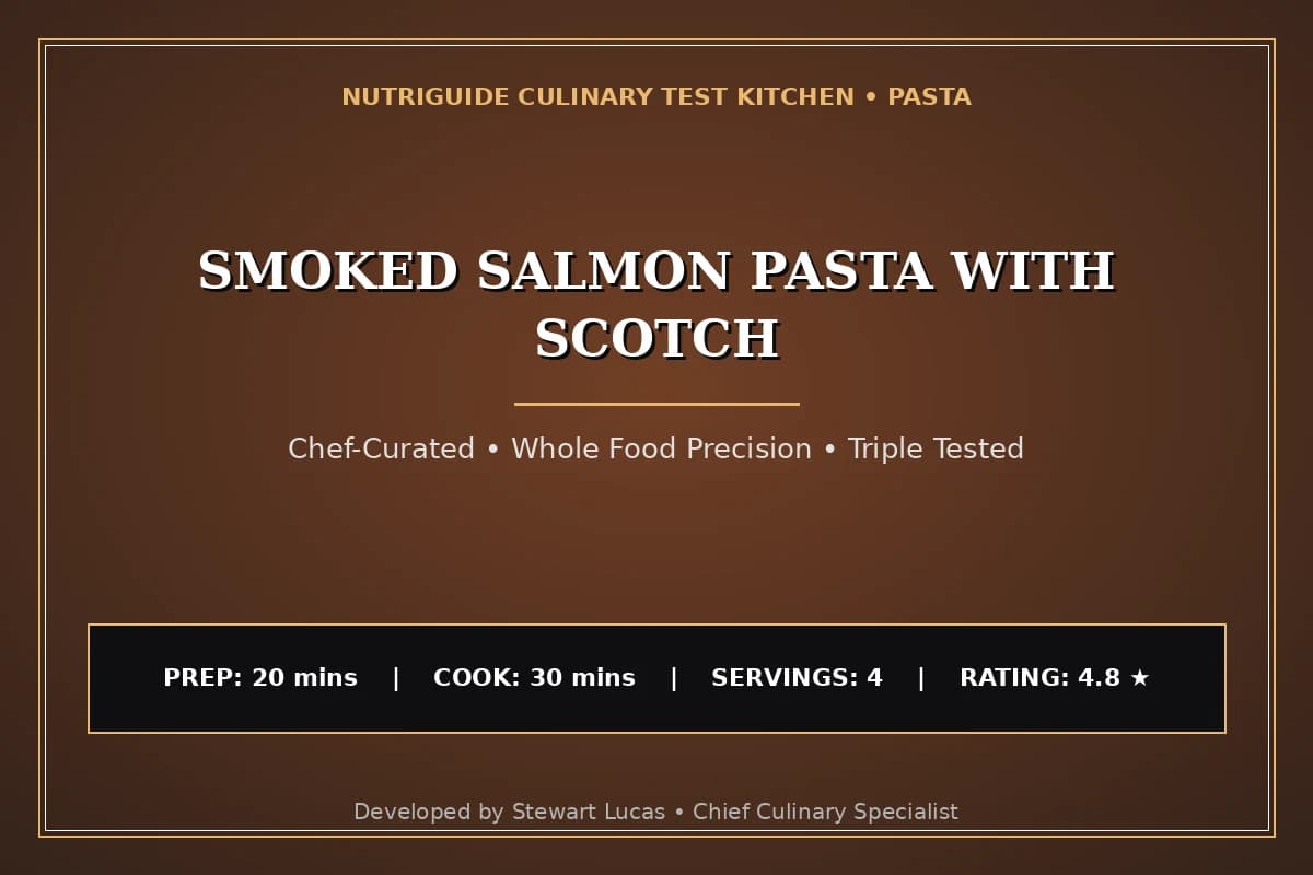 Smoked Salmon Pasta With Scotch