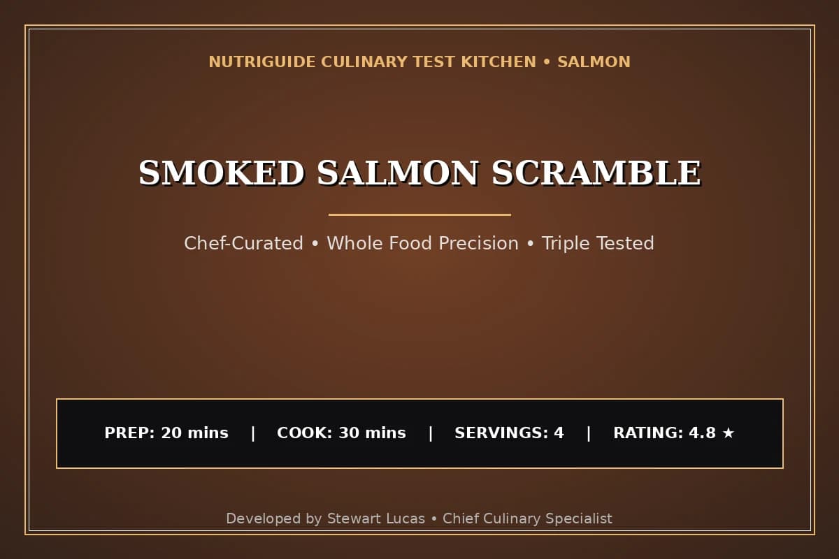 Smoked Salmon Scramble