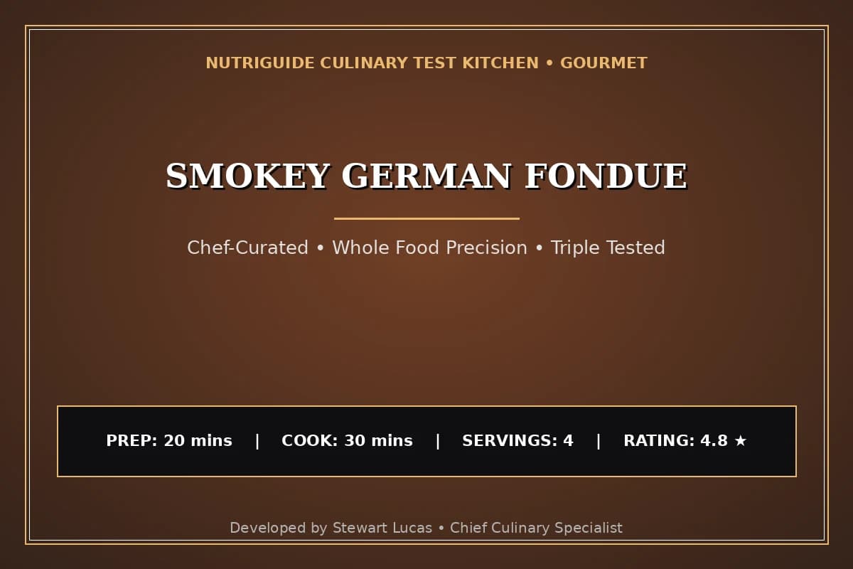 Smokey German Fondue