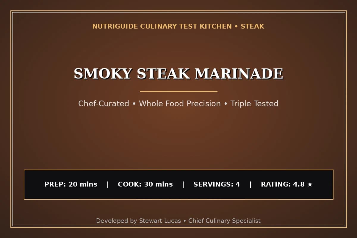 Smoky Steak Marinade