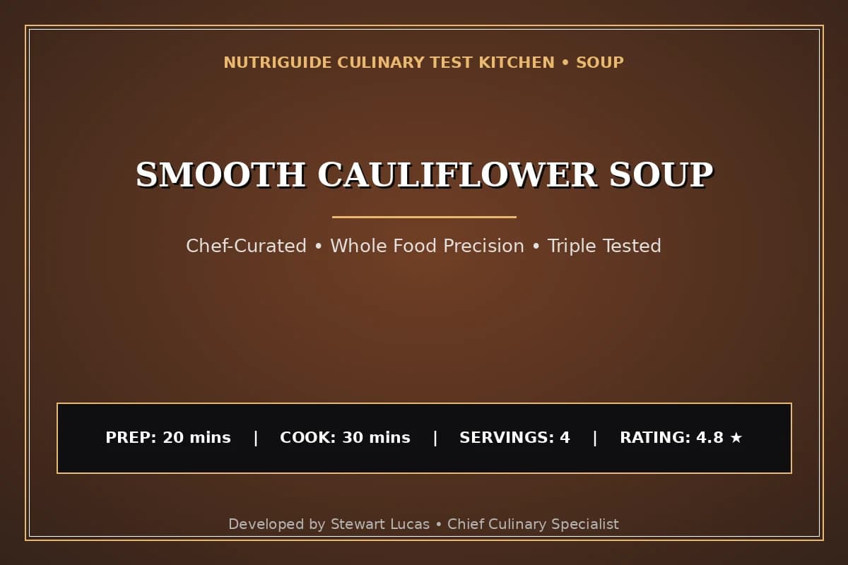 Smooth Cauliflower Soup