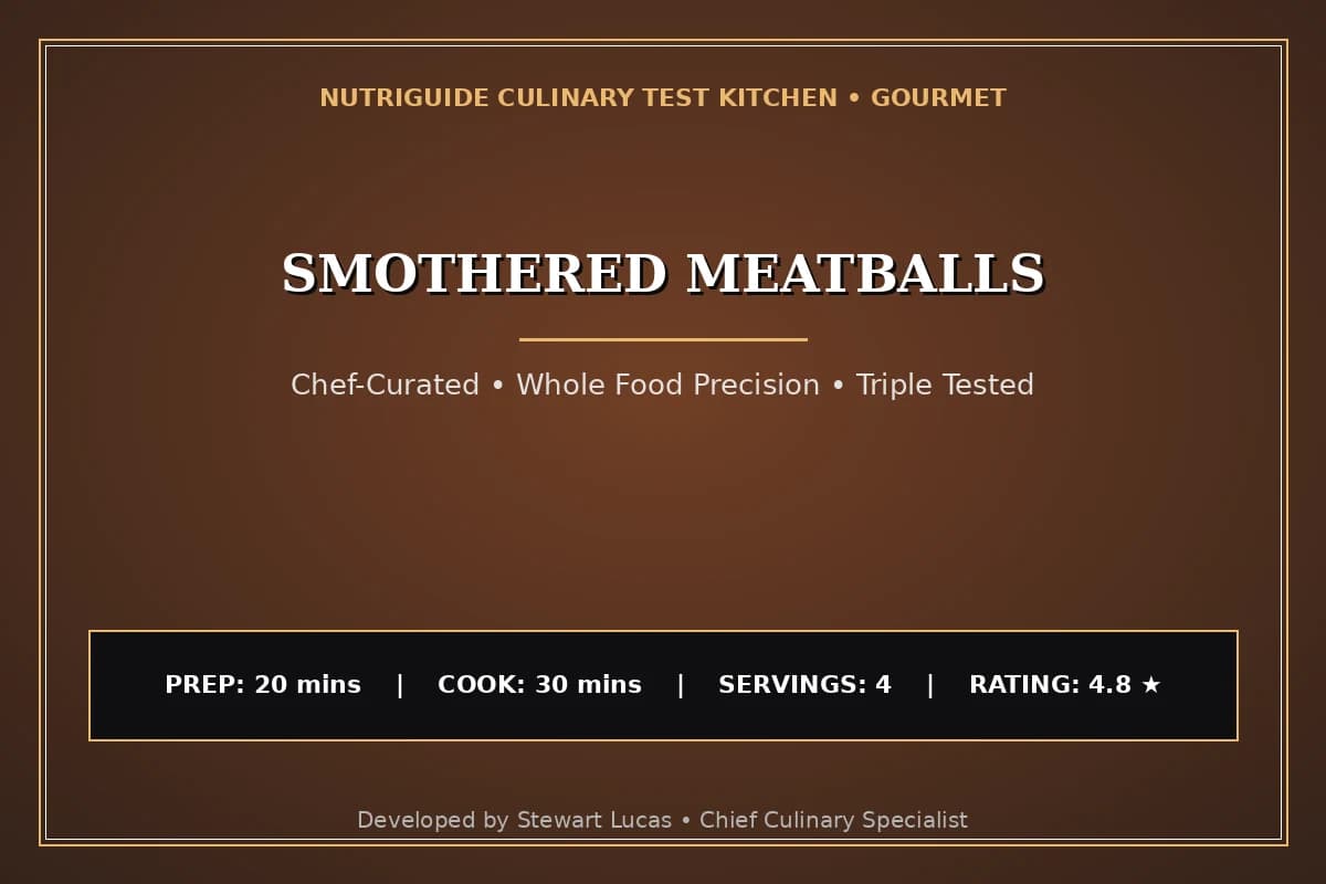 Smothered Meatballs