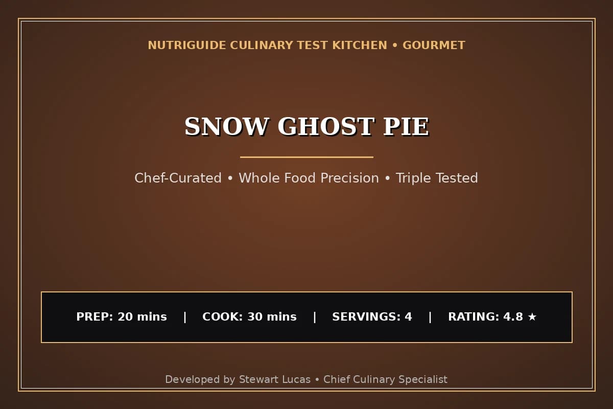 Snow Ghost Pie
