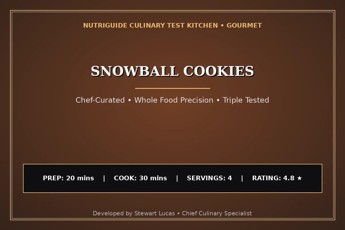Snowball Cookies