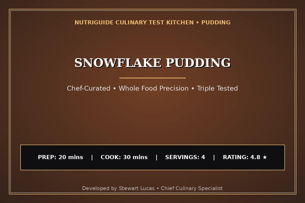 Snowflake Pudding