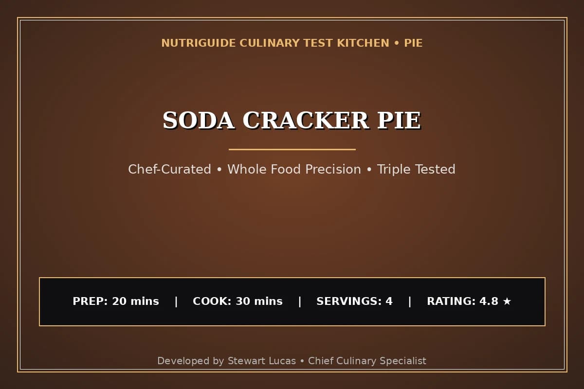 Soda Cracker Pie