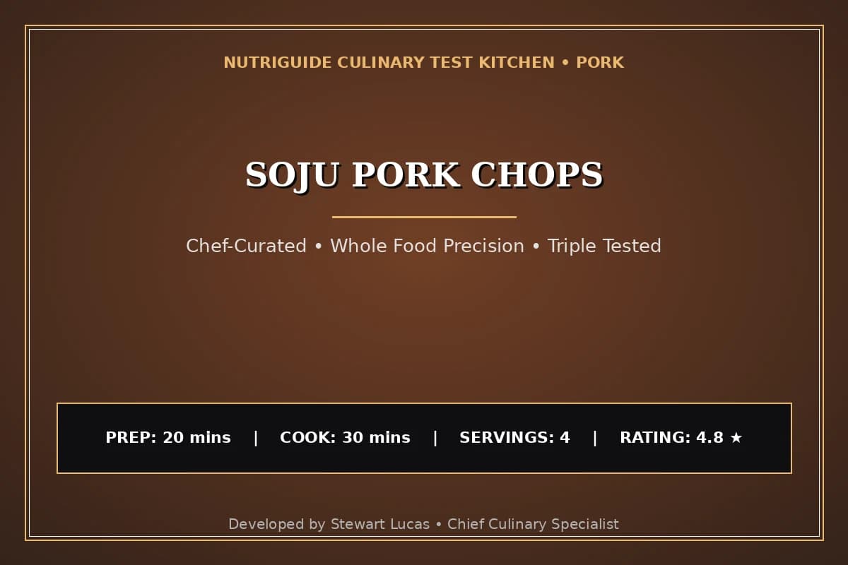 Soju Pork Chops