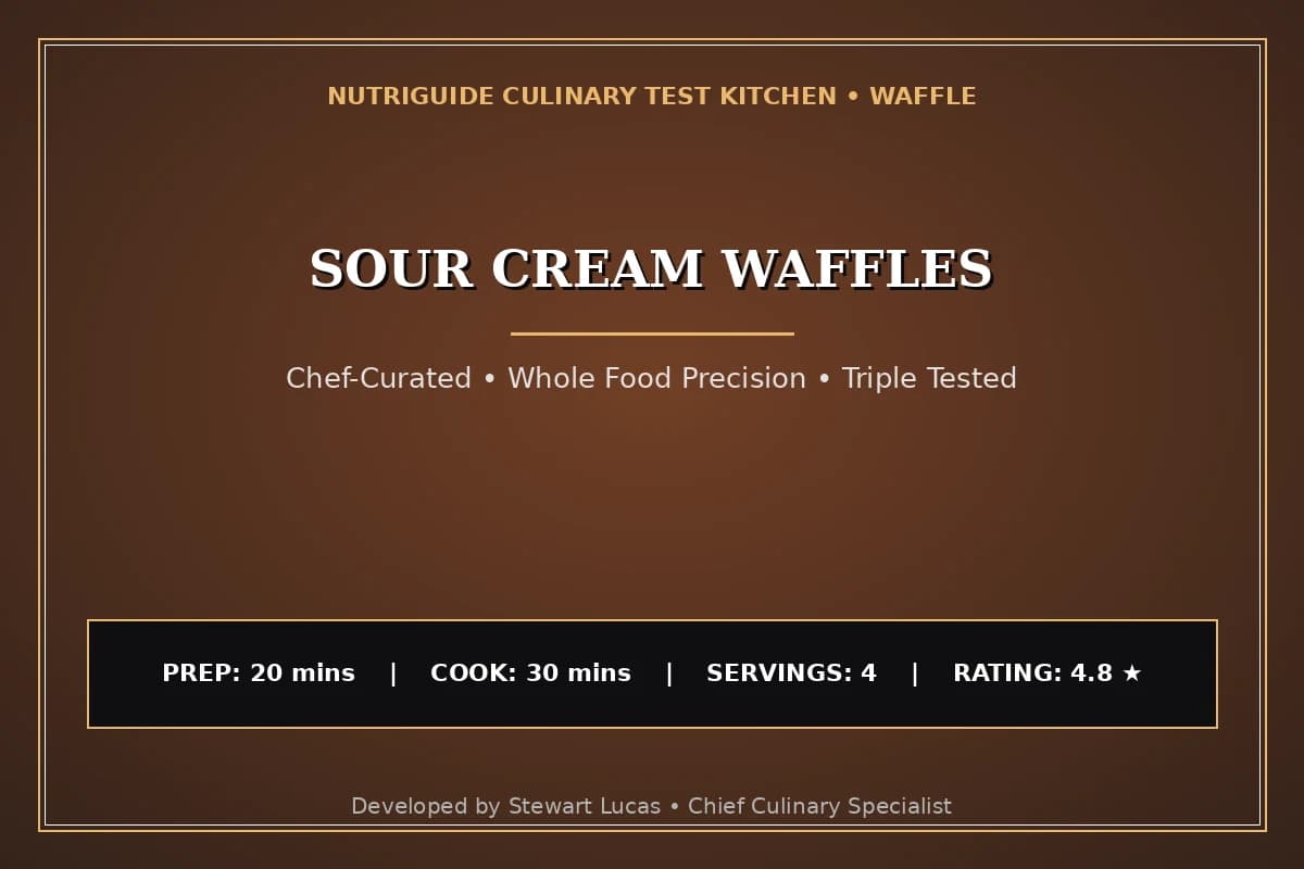 Sour Cream Waffles