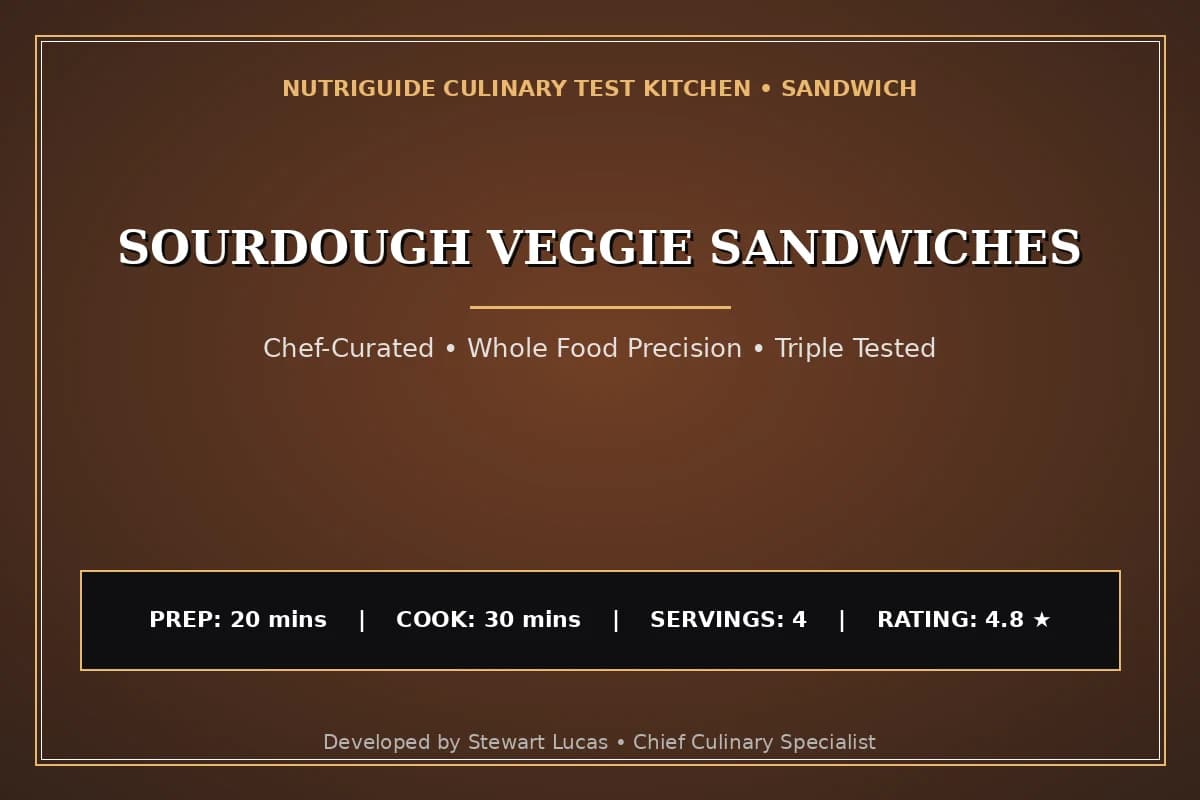 Sourdough Veggie Sandwiches
