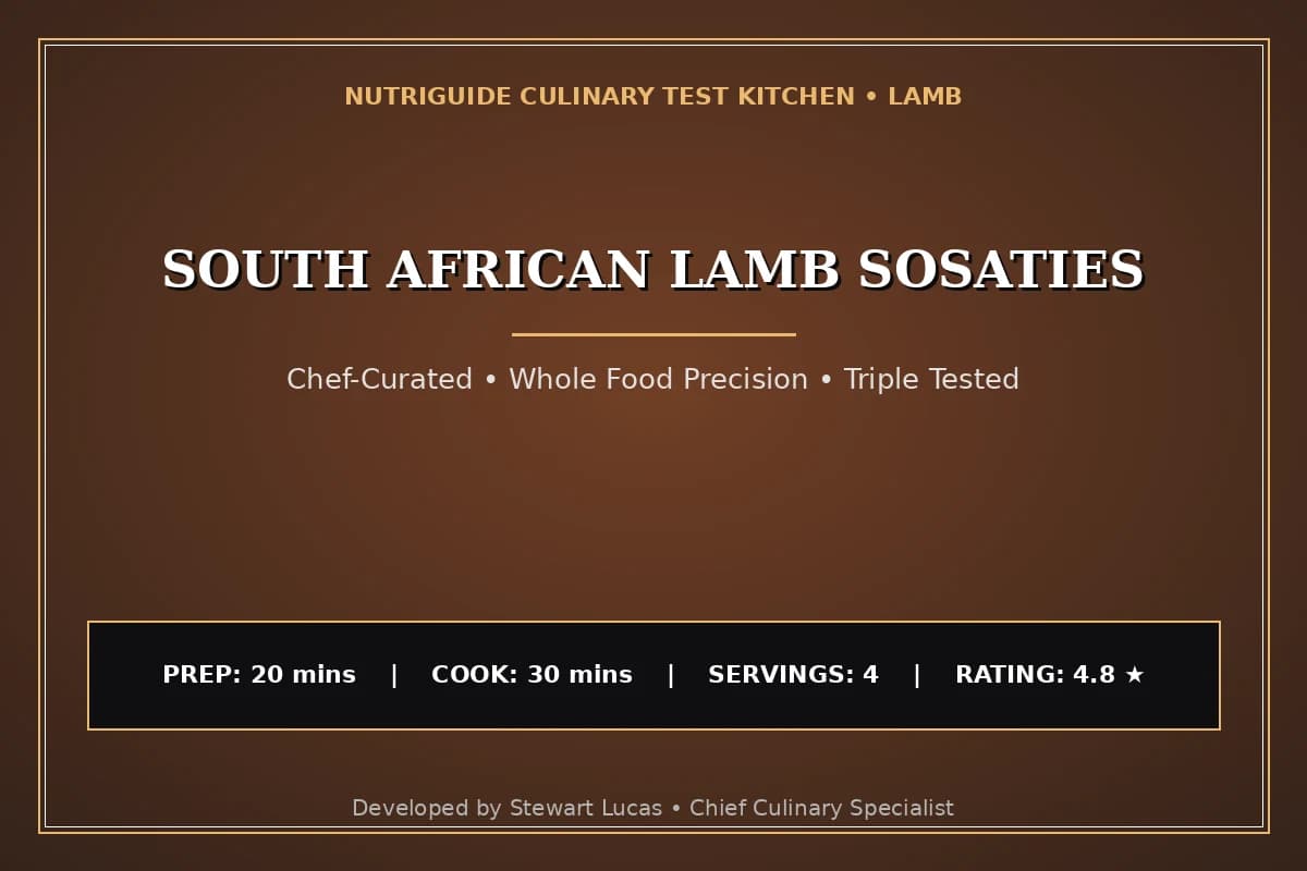 South African Lamb Sosaties