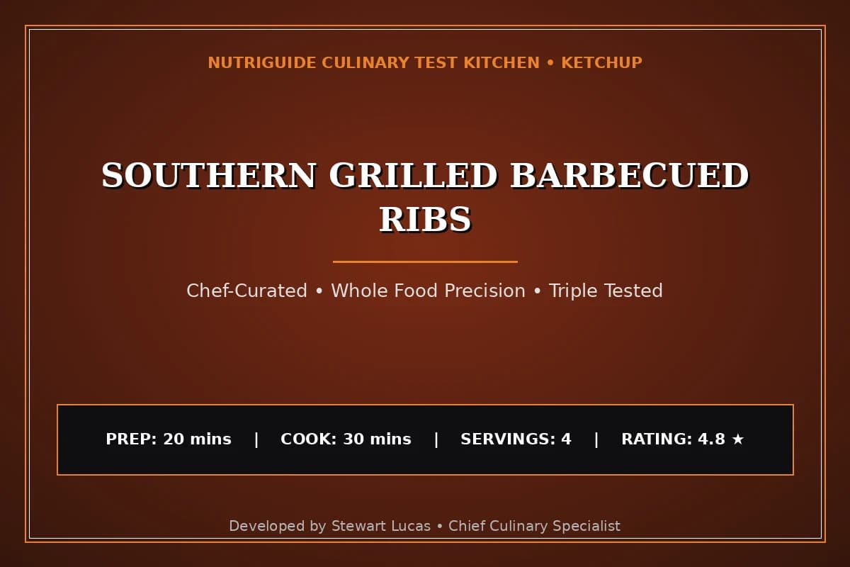 Southern Grilled Barbecued Ribs
