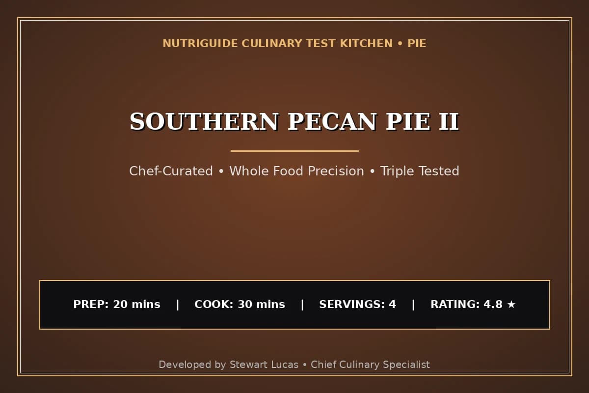 Southern Pecan Pie Ii