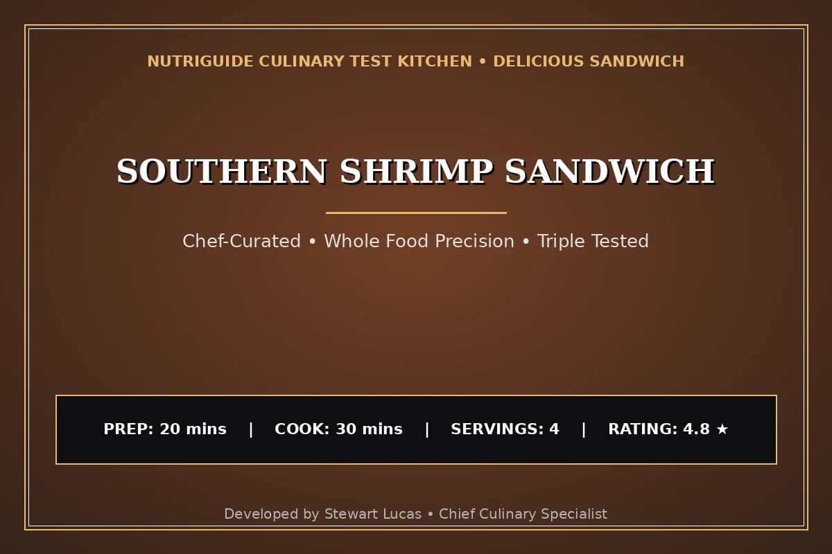Southern Shrimp Sandwich