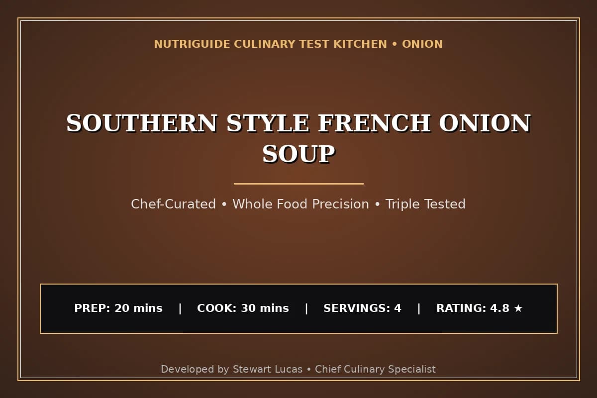 Southern Style French Onion Soup