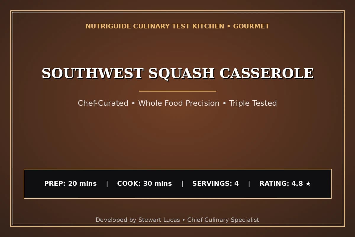 Southwest Squash Casserole