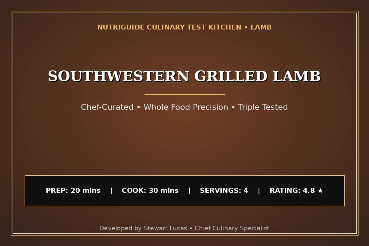 Southwestern Grilled Lamb