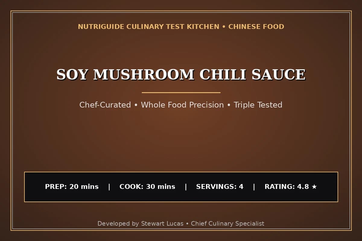 Soy Mushroom Chili Sauce