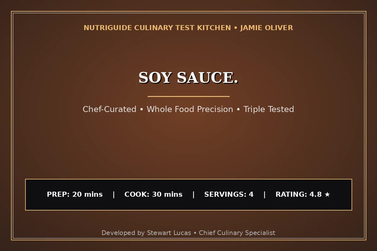 Soy Sauce.