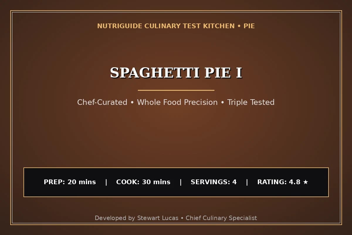 Spaghetti Pie I