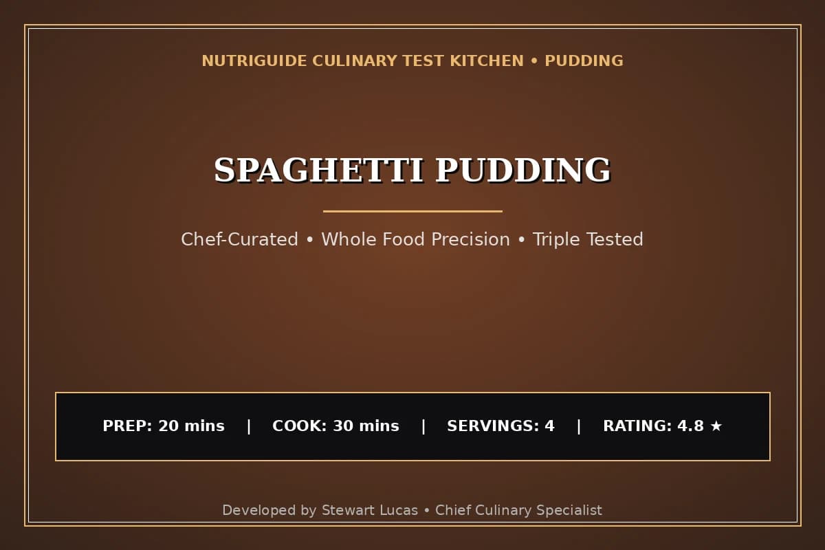 Spaghetti Pudding