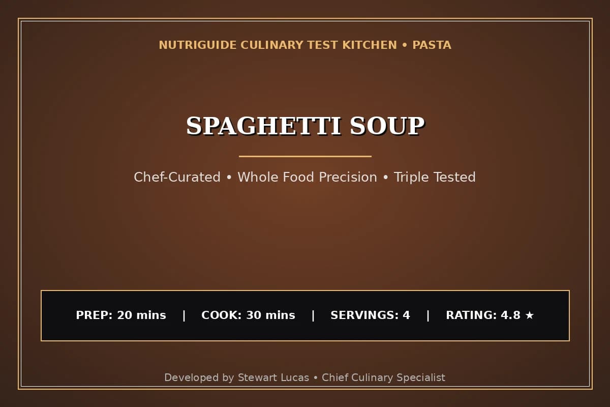 Spaghetti Soup
